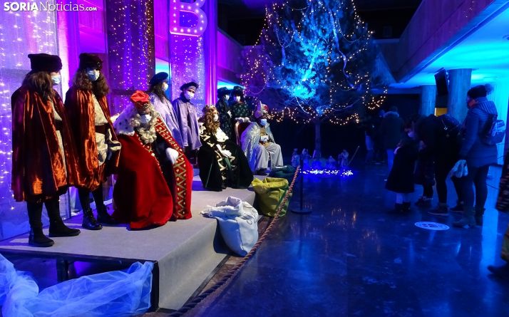 Los Reyes, en su última recepción en la capital. /SN