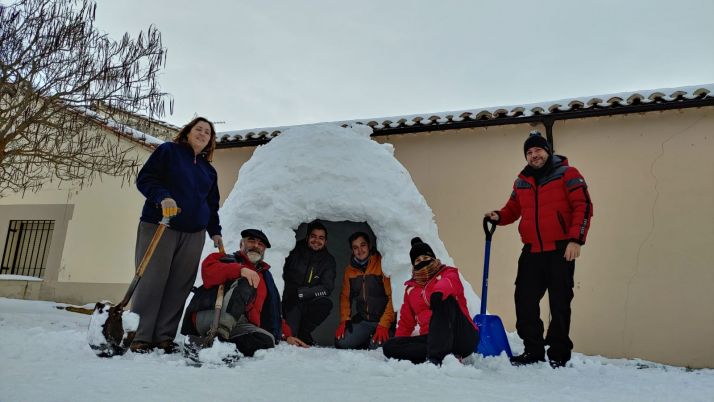 El iglú de las familias Martínez Lablanca y Martínez Brieva de Martialay. /M.Audiovisuales