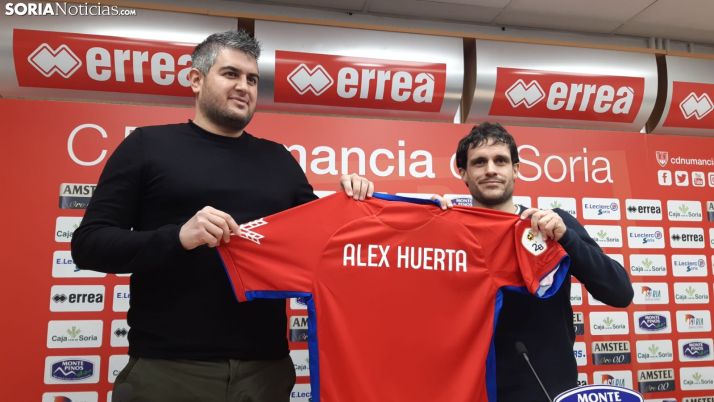 Alex Huerta: No quiero una revolución en el Numancia