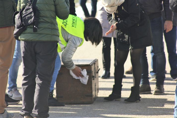 Traslado del Arca en 2021. Imágenes de Beatriz Las Heras y Carlos Sanz.