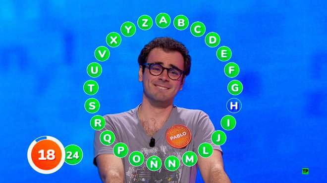 Troleo histórico de Pasapalabra con el bote de Pablo