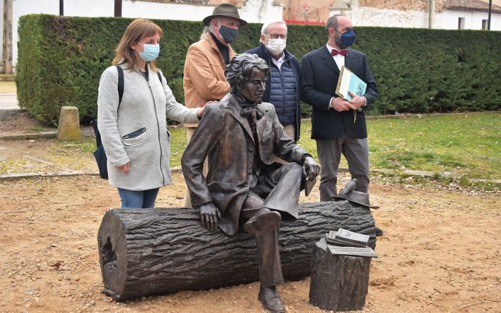 Una imagen de la presentación de la obra en el lugar de su ubicación. /Ayto.