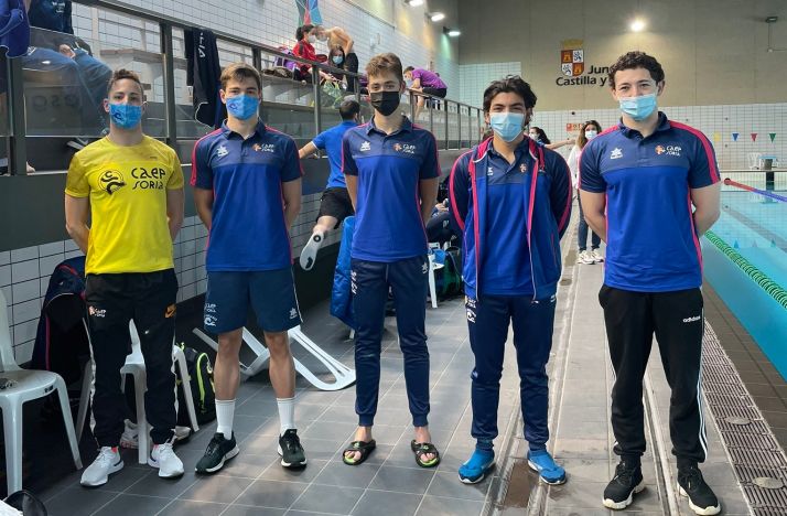 4 oros regionales para el Club Natación Soriano