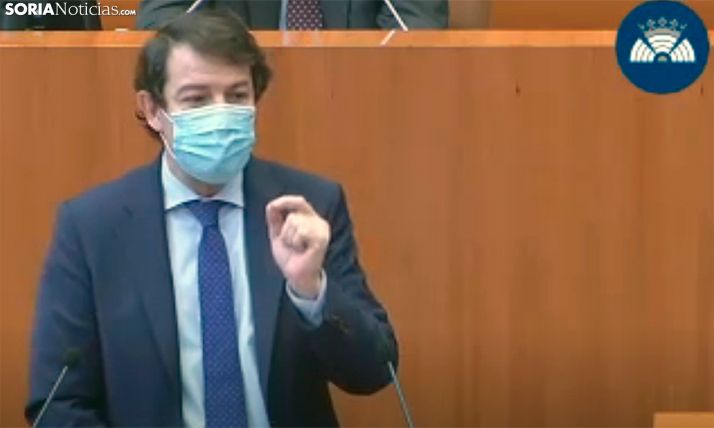 Mañueco defiende que las medidas adoptadas en Castilla y León están contribuyendo a superar la tercera ola	   