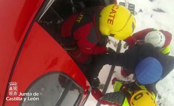 Rescatado un montañero en Santa Cruz del Valle Urbión 