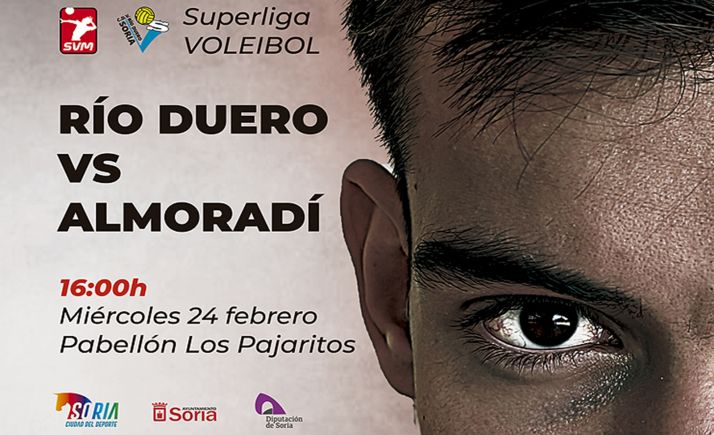 El Río Duero Soria, a mantener su dinámica ante un correoso Voleibol Almoradí