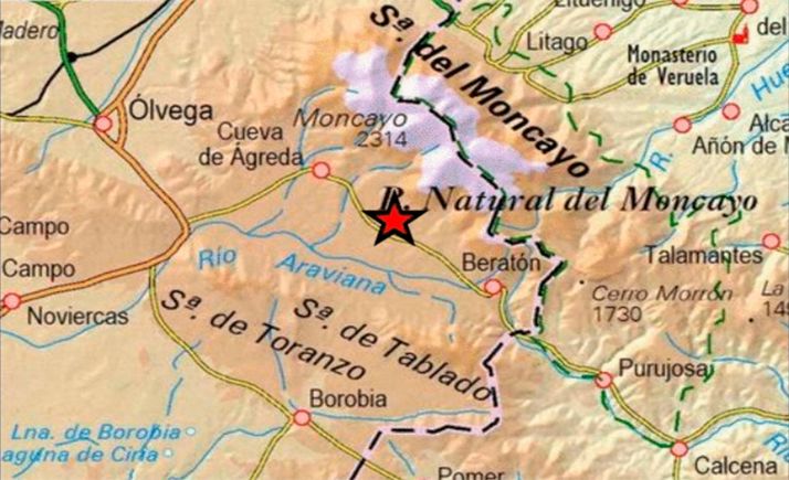 El IGN detecta un seísmo en Cueva de Ágreda