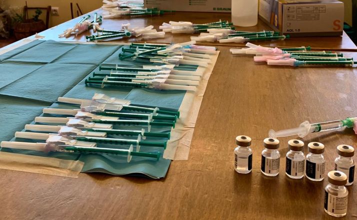 Concluye la campaña de vacunaciones en las residencias de la Diputación