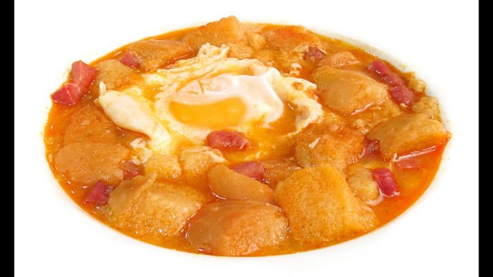 Sopa de ajos./ cocina con Carmen