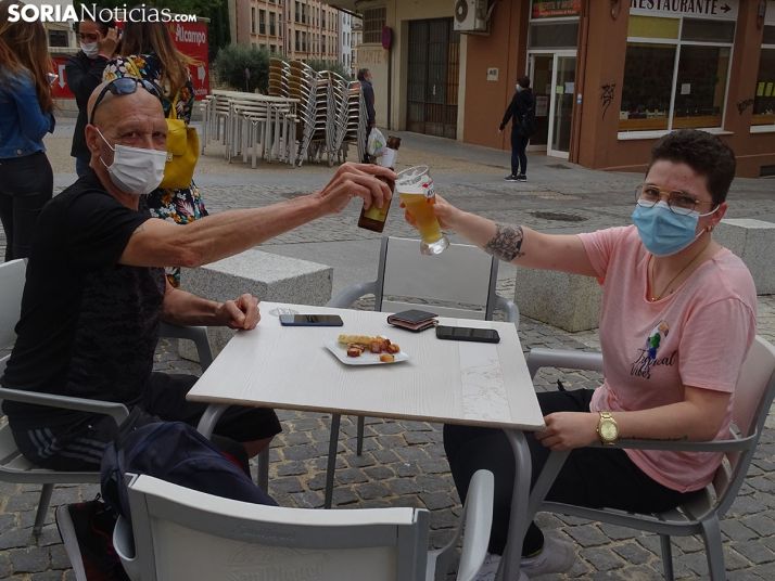 El Ayuntamiento de Soria elimina la tasa de veladores a las casi 200 terrazas de la capital