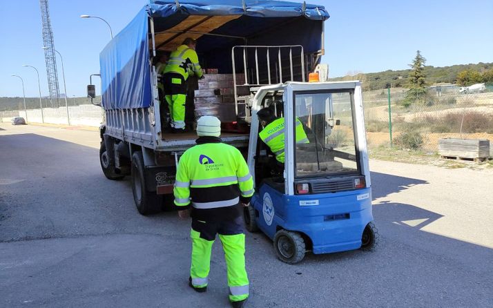 El Banco de Alimentos lleva distribuidos más de 27.000 kilos de comestibles esta semana