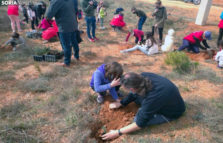 El Burgo celebra del Día del Árbol con homenaje a nacidos y finados el año pasado