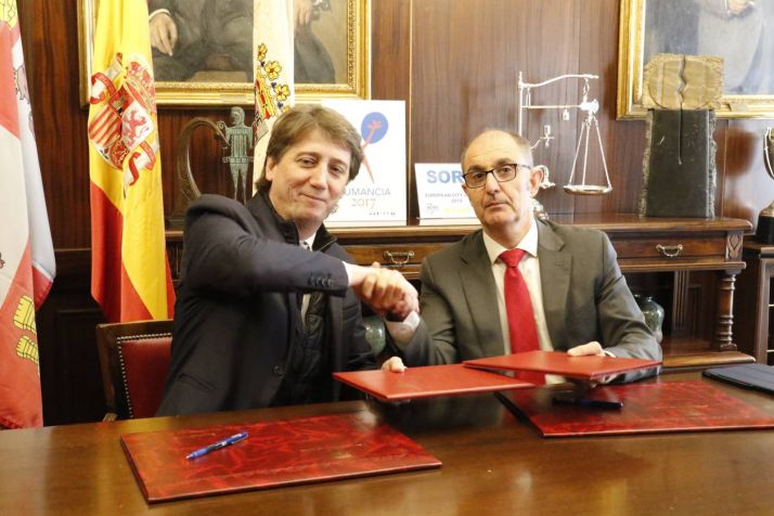 Renovación del acuerdo entre el Ayuntamiento de Soria e Iberaval