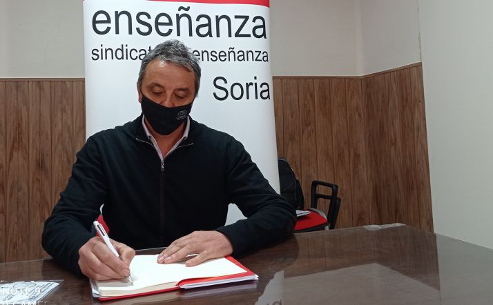Carlos Lázaro, nuevo secretario de Enseñanza de CCOO Soria