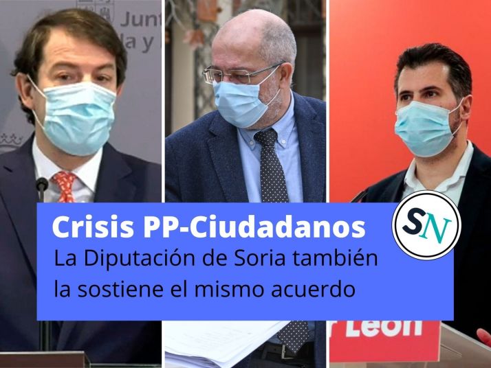 La Junta y la Diputación de Soria dependen de la fortaleza del pacto PP - Ciudadanos 