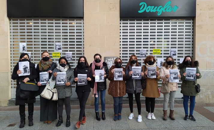 La plantilla de Douglas en Soria secunda en su mayoría el paro para defender su empleo