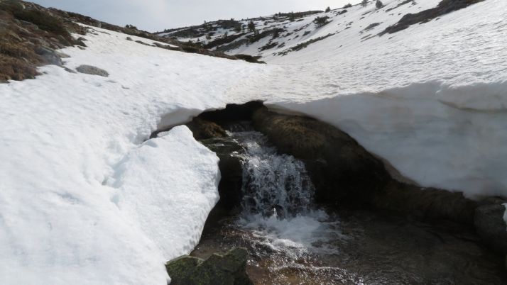 Deshielo en el nacimiento del Duero. /Agustín Sandoval