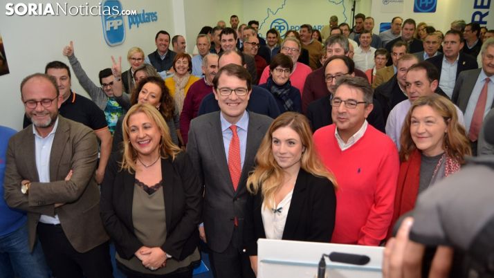 El PP soriano apoya sin fisuras al gobierno regional que encabeza Mañueco