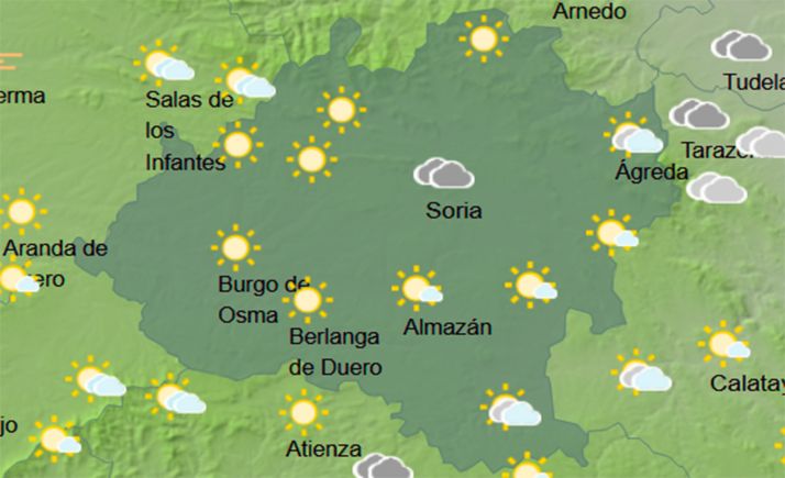 El tiempo en Soria: Se mantienen las temperaturas