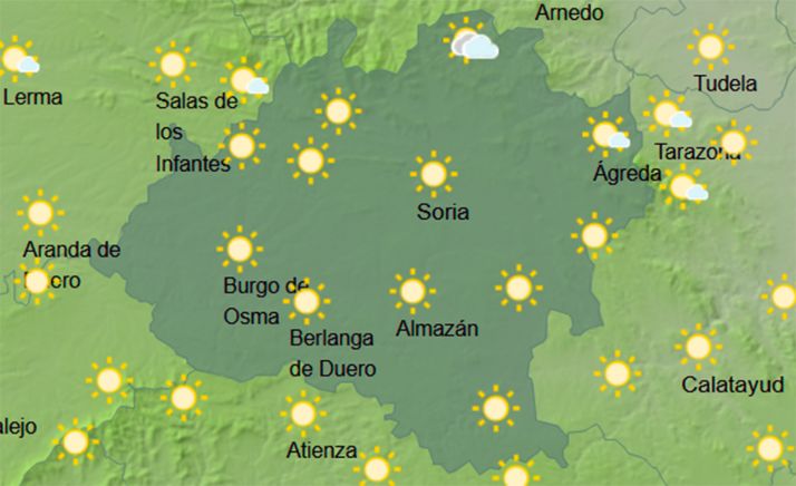El tiempo en Soria: Estabilidad para este miércoles