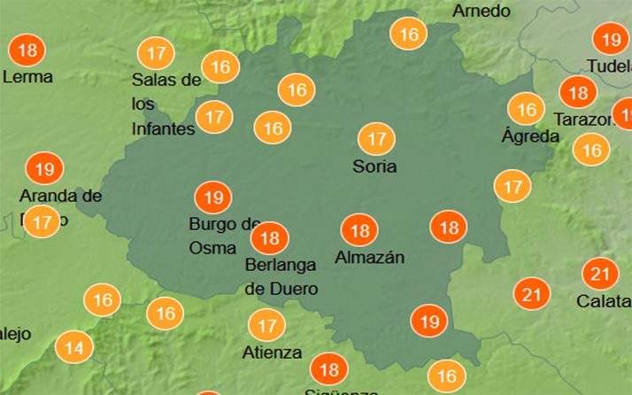 El tiempo en Soria: Suben las máximas
