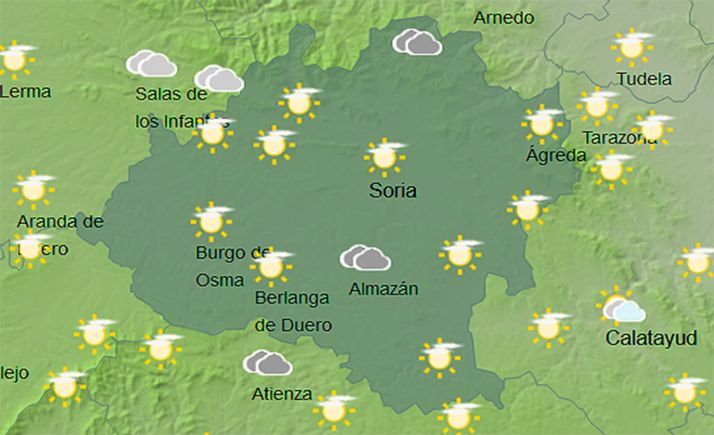 El tiempo en Soria: Aumento de la nubosidad por la tarde