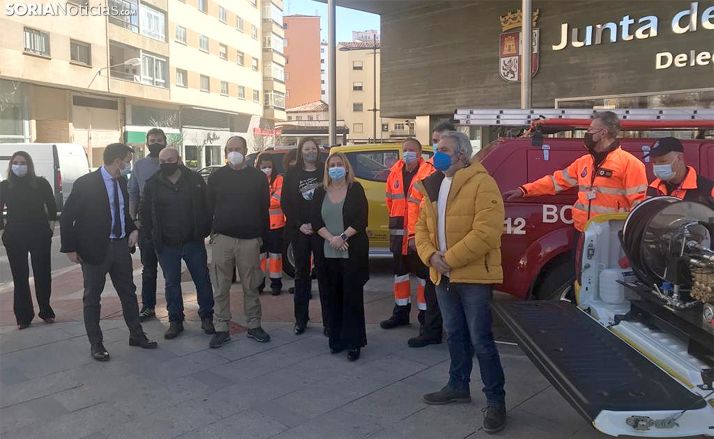 Nuevo material y medios para el voluntariado de Alconaba, Covaleda, Berlanga y Golmayo