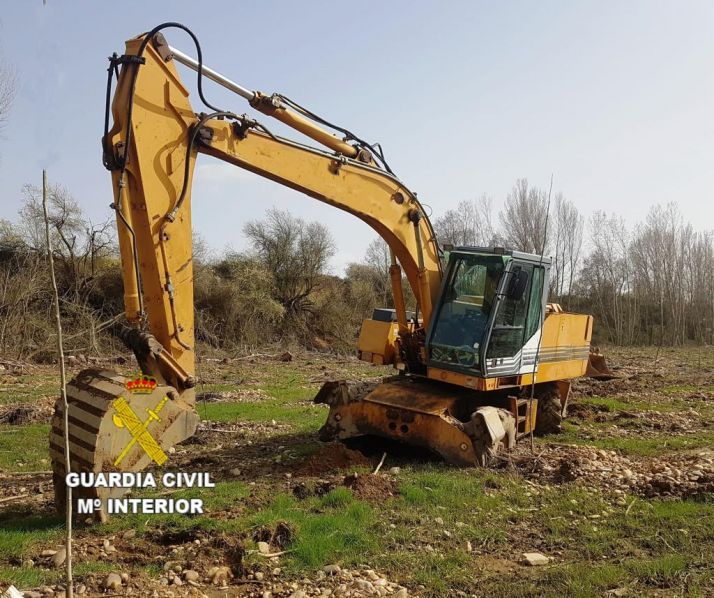 Un detenido en Zamora por el robo de una retoexcavadora