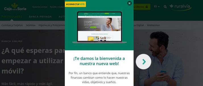 Caja Rural de Soria renueva su web comercial para ofrecer un servicio más digital y cercano a sus clientes
