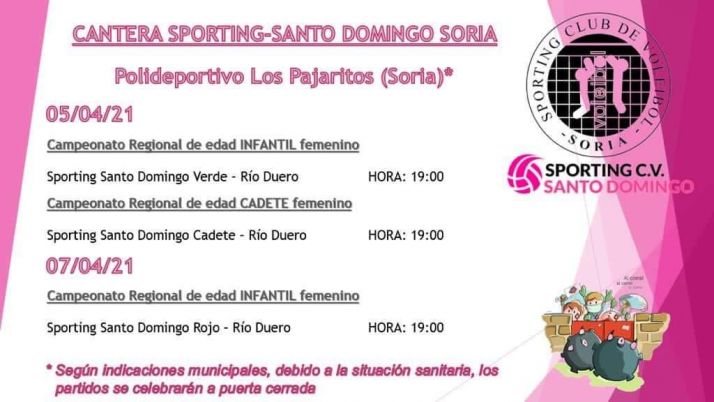 Directo: Partido entre las canteras más importantes del Voleibol soriano