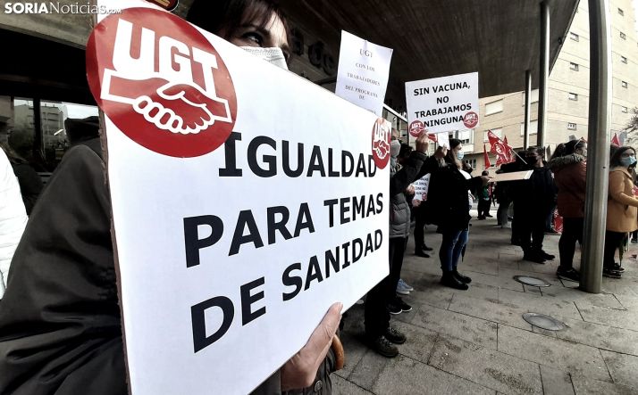 Una imagen de la concentración de este miércoles. /SN