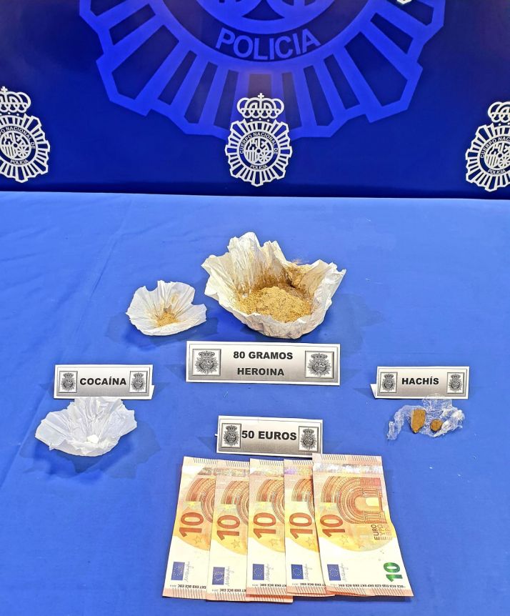 Detenida una pareja en Valladolid por dedicarse presuntamente a la venta de heroína