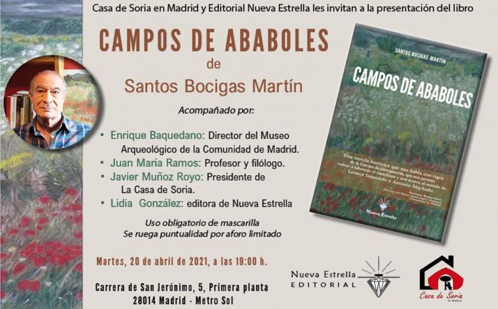 La Casa de Soria en Madrid acoge este martes la presentación del libro Campos de ababoles
