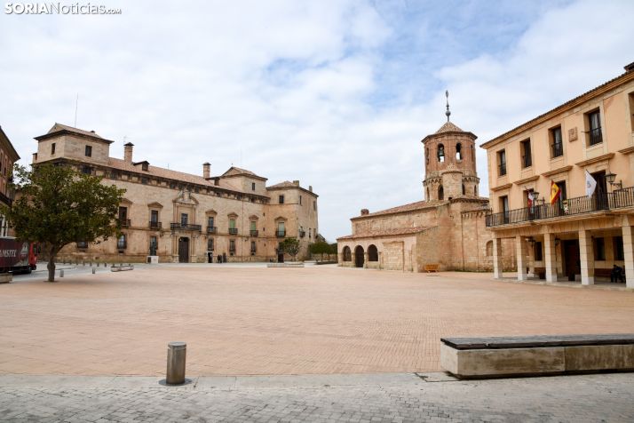 Una imagen de la plaza Mayor de Almazán. /SN