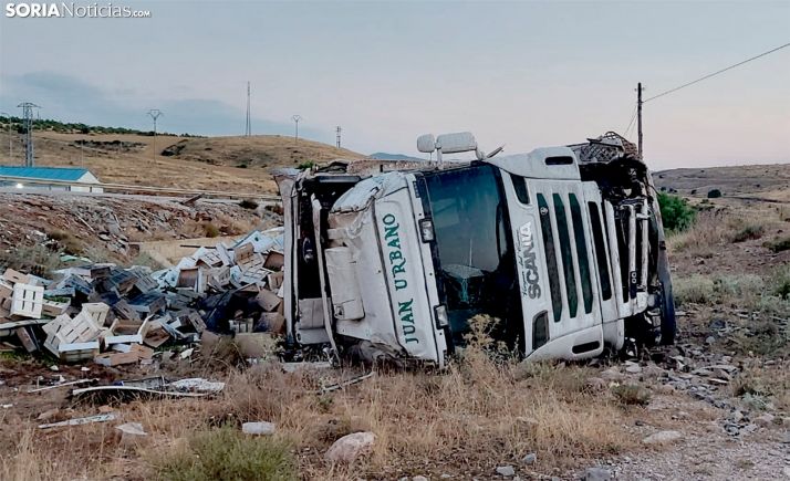 Investigado por sustracción del interior de un camión accidentado en Ágreda