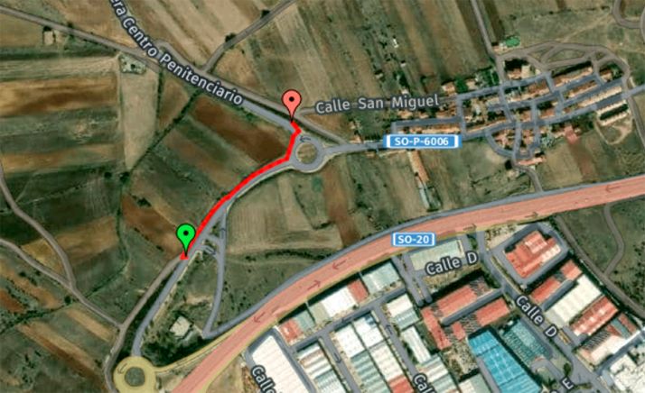 Piden la continuidad del carril bici hasta la nueva prisión de Las Casas