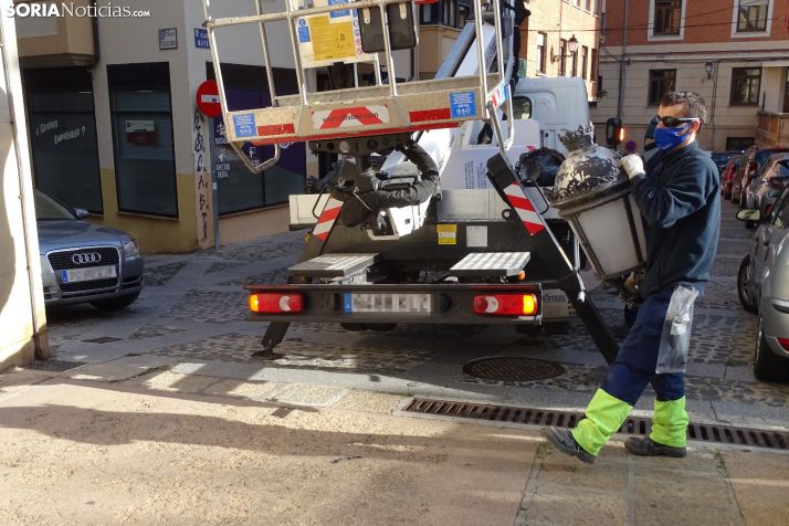El Ayuntamiento rebaja su consumo eléctrico en el Casco en más de un 70% gracias a la tecnología led