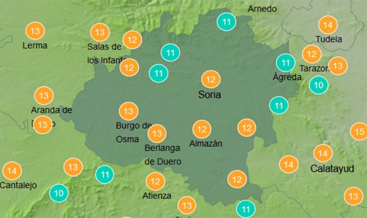 El tiempo en Soria: Nubosidad en aumento y mejoran las mínimas