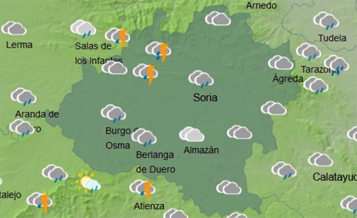 El tiempo en Soria: Se mantiene la inestabilidad