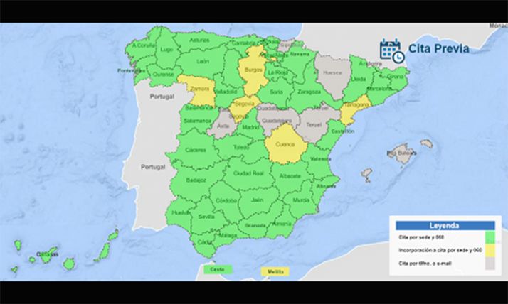 MUFACE suma cita previa en 46 provincias con 060 y sede electrónica