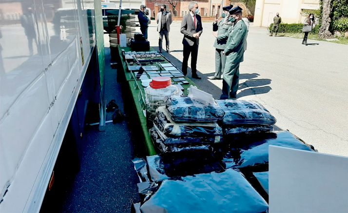 Desarticulada en Segovia una organización que operaba con un sistema pionero de ocultación de droga