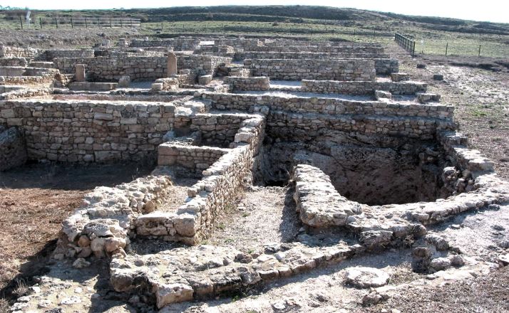 Una imagen del yacimiento de Uxama. 