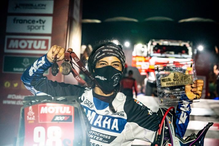 La piloto Sara García galardonada como mejor deportista por los premios Pódium del Deporte de Castilla y León