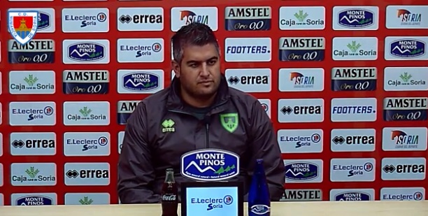 Álex Huerta busca la tercera victoria consecutiva del Numancia este domingo a las 12:00 horas