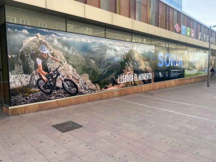 Soria recuerda a Madrid y Barcelona su potencial como destino de naturaleza con anuncios en estaciones de bus y metro