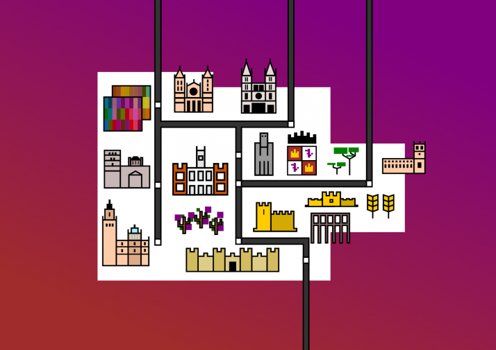 ¿Eres capaz de reconocer las 16 referencias del mapa de Castilla y León de Jóvenes CyL?