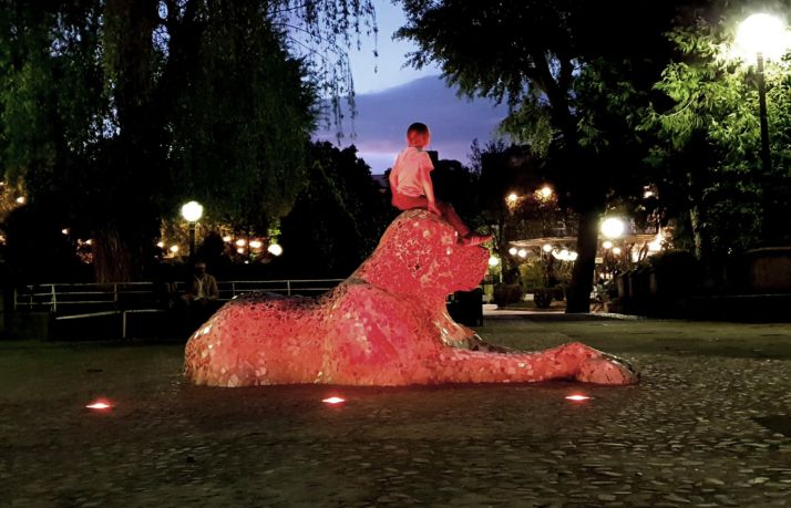 Soria se ilumina de rojo en del Día Mundial de la Cruz Roja