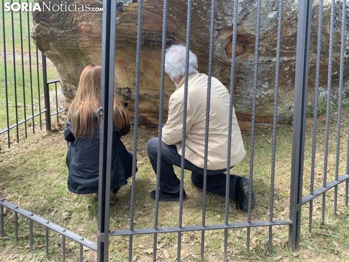 Valonsadero ‘presenta’ sus nuevas pinturas rupestres