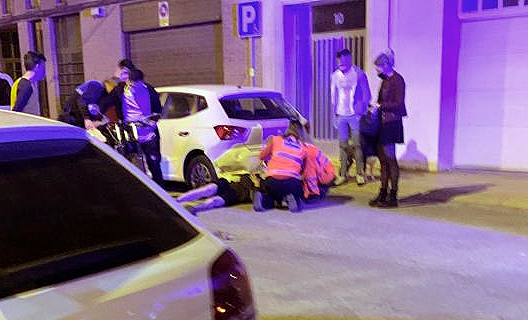 Nuevo accidente de moto en la capital