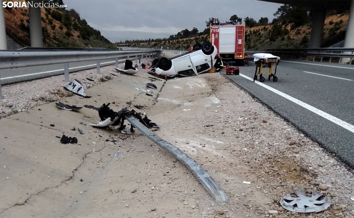 Una imagen del siniestro de esta mañana. /SN